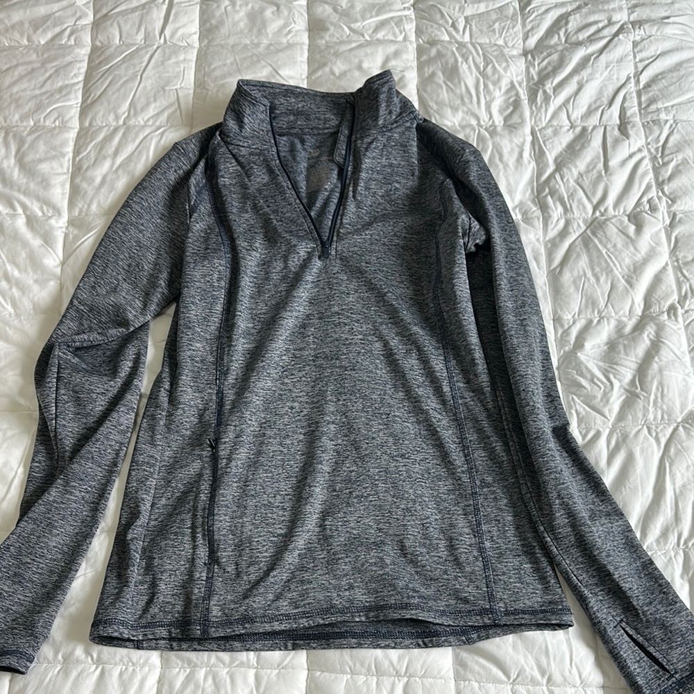 All in Motion Heathered Gray Zip-Up Jacket